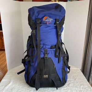 Lowe Alpine Contour Blue 90+15 Internal Frame Backpack Hiking Mountain Camping